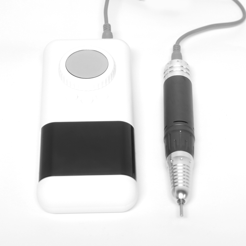 흰색 휴대용 전기 네일 드릴